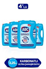 ABC Karbonatlı Normal Jel Çamaşır Suyu 4 x 3250 ml